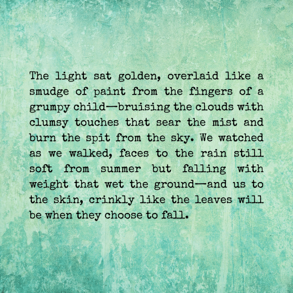 The Light Sat Golden